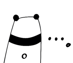 Murmur of panda sticker #6357658