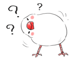 Japanese rice bird! sticker #6358113