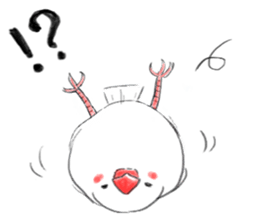 Japanese rice bird! sticker #6358115