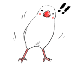 Japanese rice bird! sticker #6358117