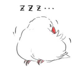 Japanese rice bird! sticker #6358122