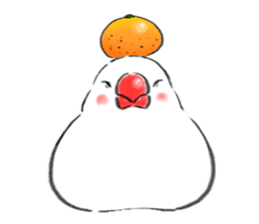 Japanese rice bird! sticker #6358123