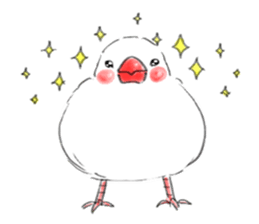 Japanese rice bird! sticker #6358131