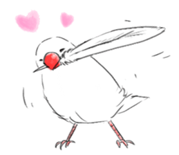 Japanese rice bird! sticker #6358132