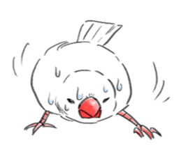 Japanese rice bird! sticker #6358137