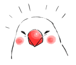 Japanese rice bird! sticker #6358147