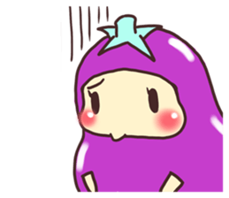 konasu chan(eggplant) sticker #6358163