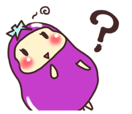 konasu chan(eggplant) sticker #6358166