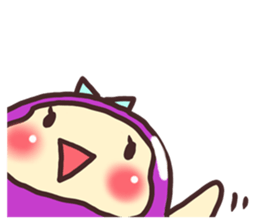 konasu chan(eggplant) sticker #6358169