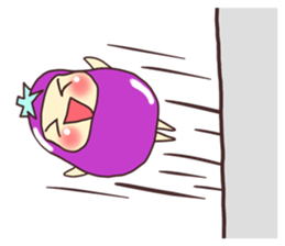 konasu chan(eggplant) sticker #6358170