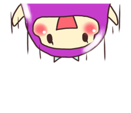 konasu chan(eggplant) sticker #6358171