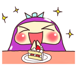 konasu chan(eggplant) sticker #6358180