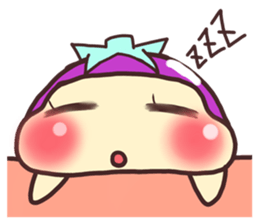 konasu chan(eggplant) sticker #6358187