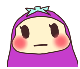 konasu chan(eggplant) sticker #6358188