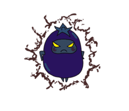 konasu chan(eggplant) sticker #6358189