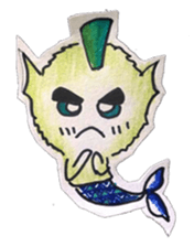 Leon Lion Mermaid sticker #6358352