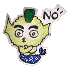 Leon Lion Mermaid sticker #6358375