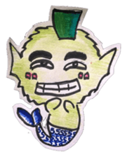 Leon Lion Mermaid sticker #6358380