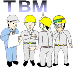 Safety management of construction site sticker #6358439