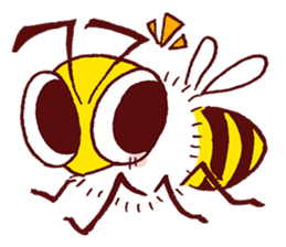 Honey bee! sticker #6359752