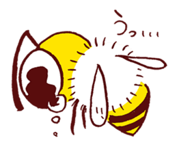 Honey bee! sticker #6359758