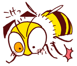 Honey bee! sticker #6359766