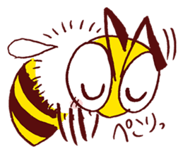 Honey bee! sticker #6359770
