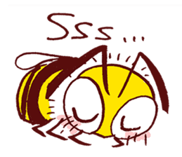 Honey bee! sticker #6359801