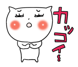 Cute woman cat 2 sticker #6360367