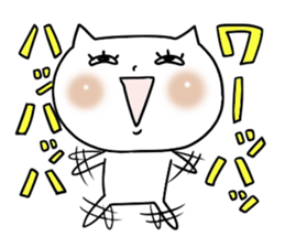 Cute woman cat 2 sticker #6360389