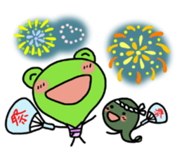 The summer holidays of KEROTAMA sticker #6360995