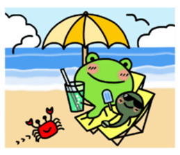 The summer holidays of KEROTAMA sticker #6361006