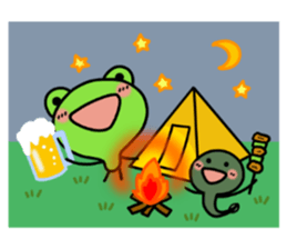 The summer holidays of KEROTAMA sticker #6361040