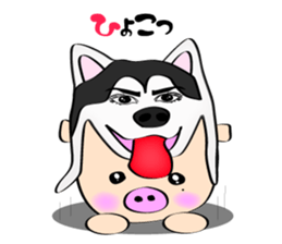 3 pigs2 sticker #6361069