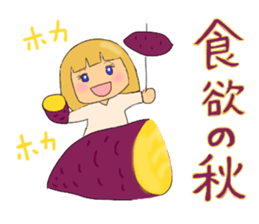 Autumn and  winter stickers sticker #6361353