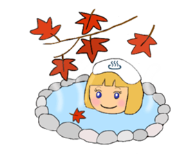 Autumn and  winter stickers sticker #6361356