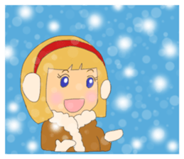 Autumn and  winter stickers sticker #6361371