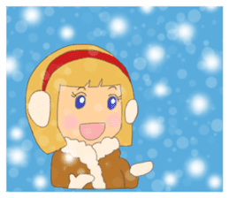 Autumn and winter stickers sticker #6361371