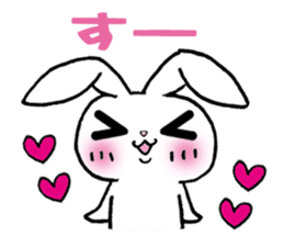 The rabbit 4 which presumes sticker #6361554