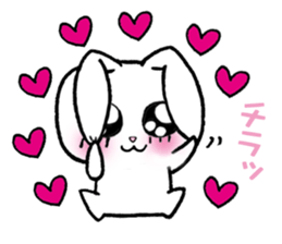 The rabbit 4 which presumes sticker #6361561