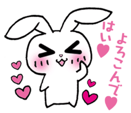 The rabbit 4 which presumes sticker #6361565