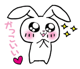 The rabbit 4 which presumes sticker #6361566