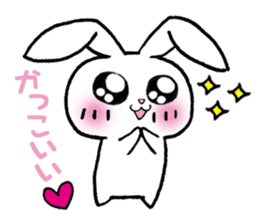 The rabbit 4 which presumes sticker #6361566