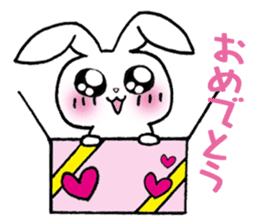 The rabbit 4 which presumes sticker #6361569