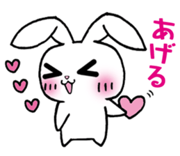 The rabbit 4 which presumes sticker #6361572