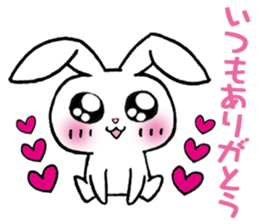 The rabbit 4 which presumes sticker #6361575