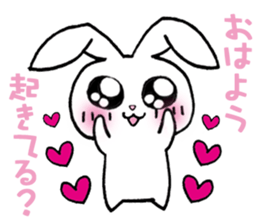 The rabbit 4 which presumes sticker #6361588