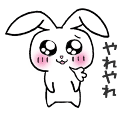 The rabbit 4 which presumes sticker #6361589