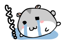 Chubby Djungarian Hamster 'Taro' sticker #6361602