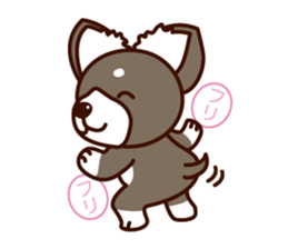 Chi-chan of Chihuahua dog. sticker #6361987